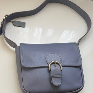 Coach Light Gray Shoulder Bag